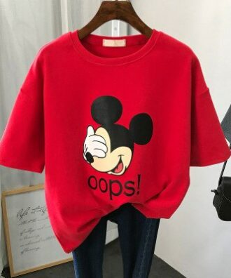 Дамска Тениска Mickey Oops*dtg