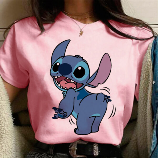 Дамска Тениска Happy Stitch DTG