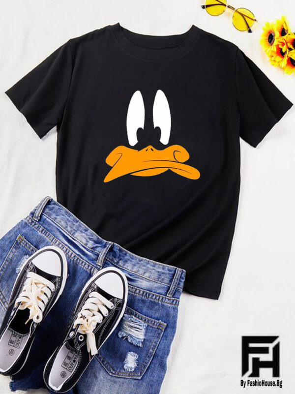 Дамска Тенискa Daffy Duck Sad DTG