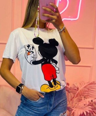 Дамска Тенискa Mickey Selfie DTG 2023