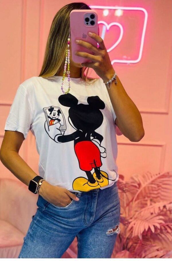 Дамска Тенискa Mickey Selfie DTG 2023