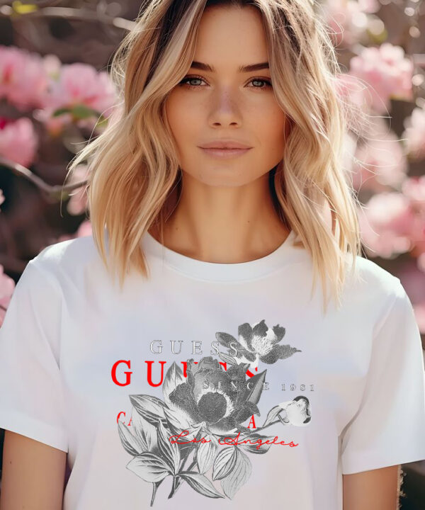 Дамска Тениска G Art Flowers DTG - Image 2