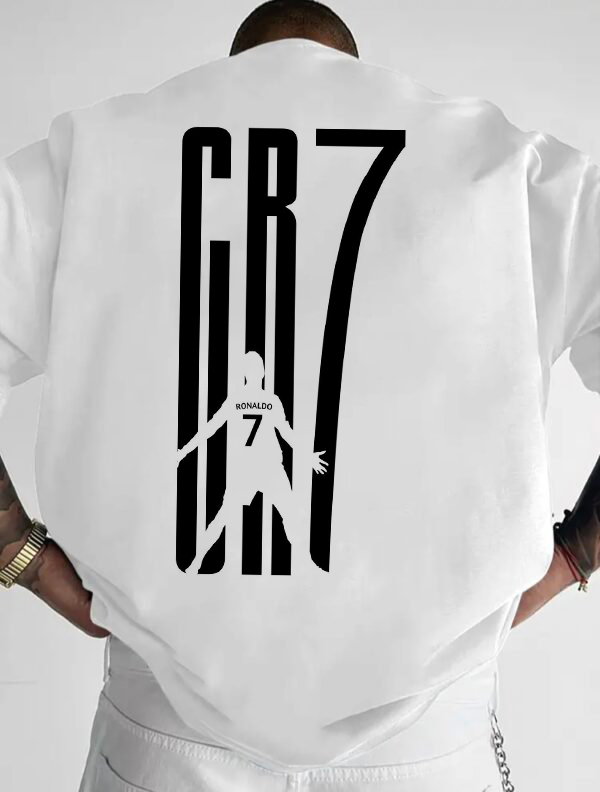 Мъжка Тениска CR 7 Back - Image 3