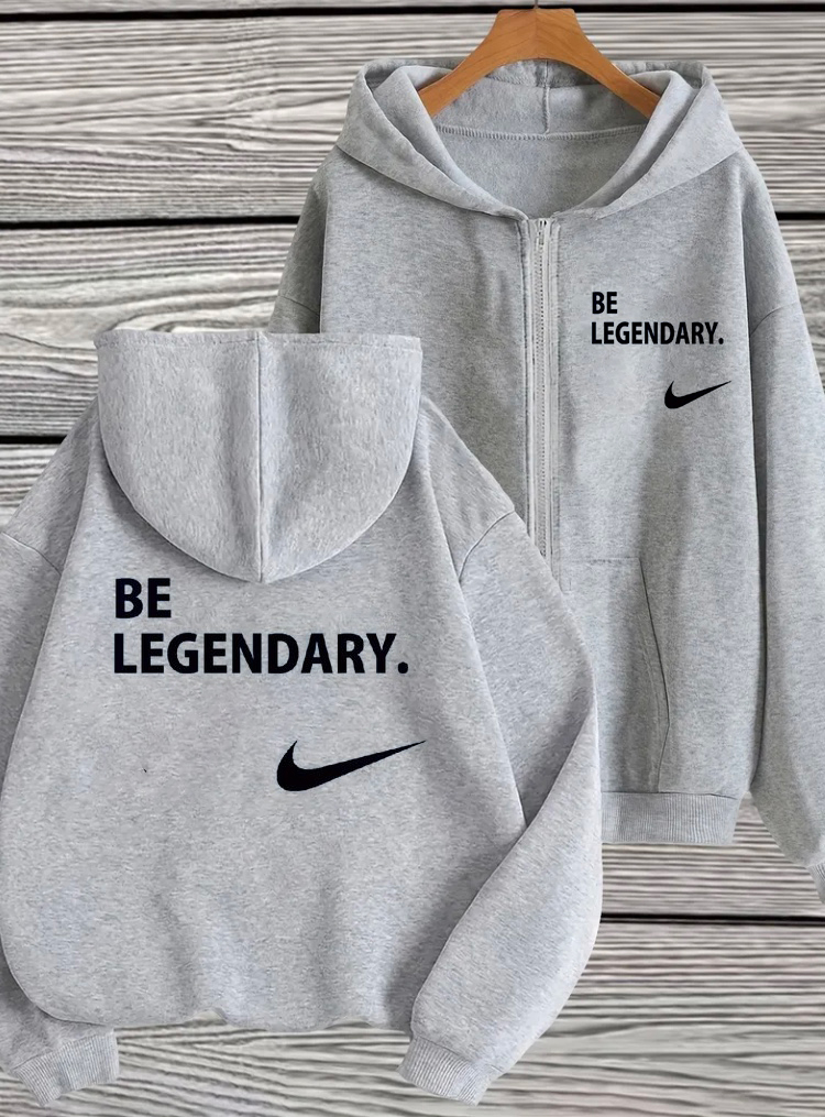 Дамски Суитшърт с цип Be Legendary