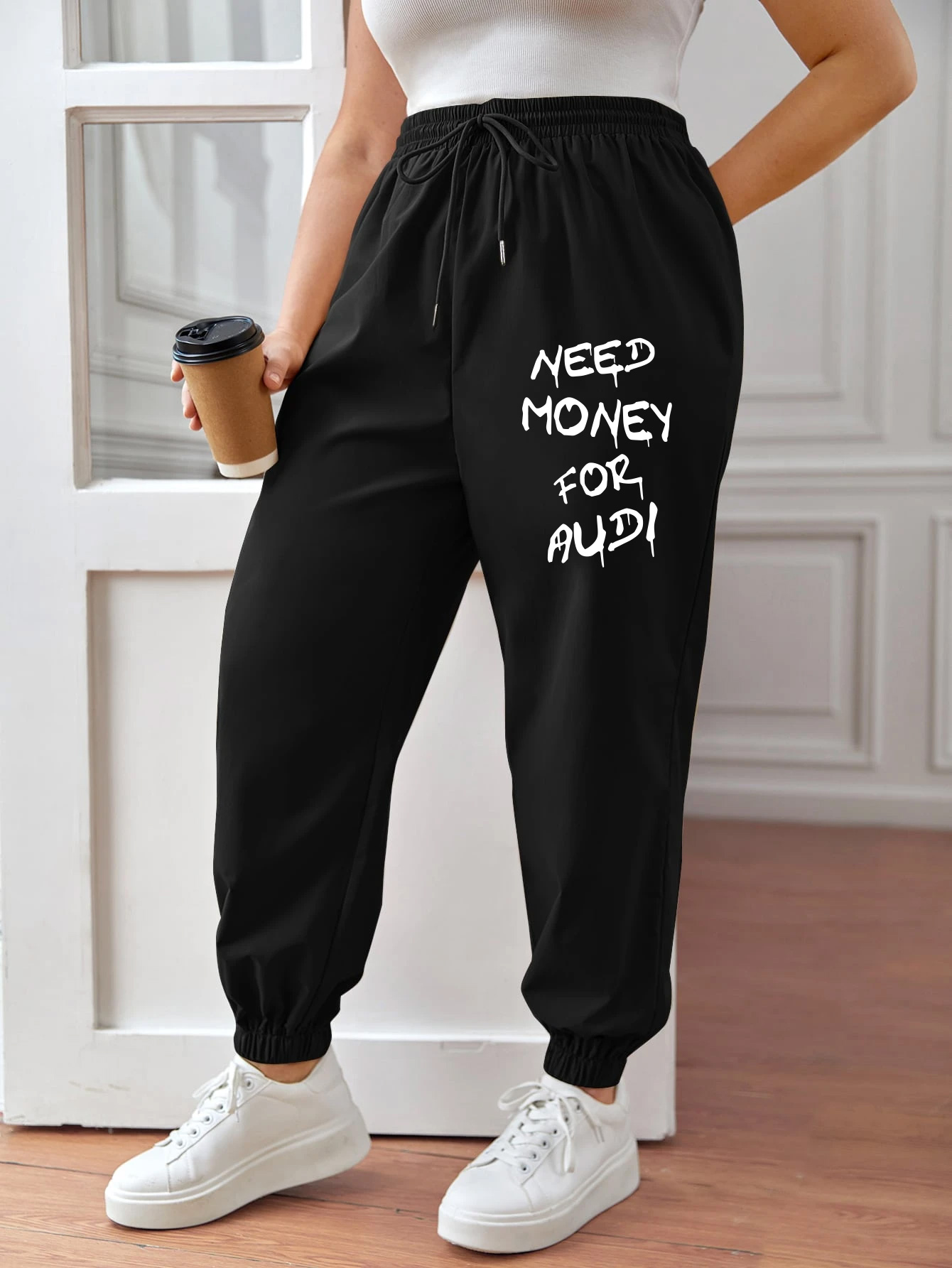 Дамско Спортно Долнище Need Money For AUDI
