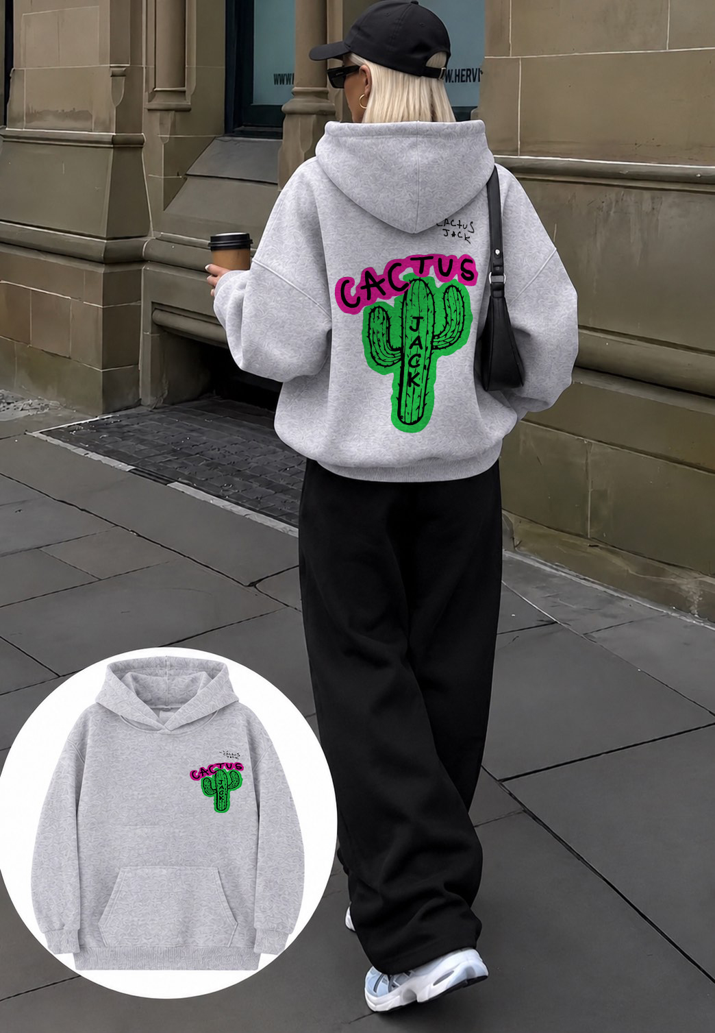 Дамски Спортен Комплект Cactus Jack dtg - Image 2
