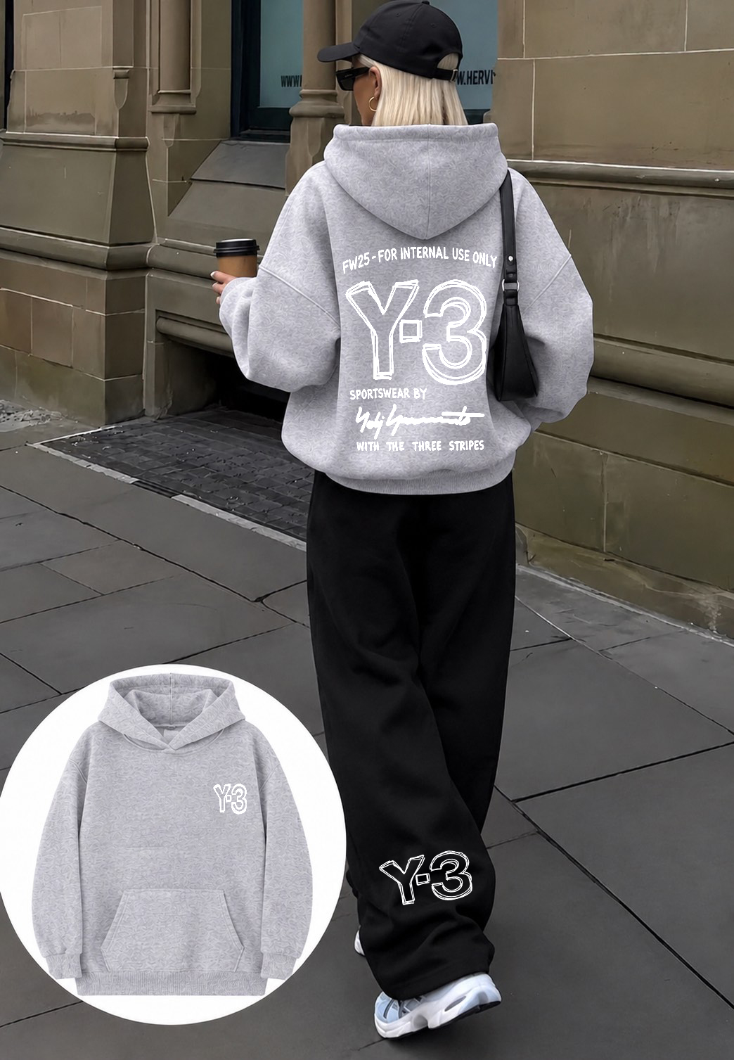 Дамски Спортен Комплект Y-3 - Image 2